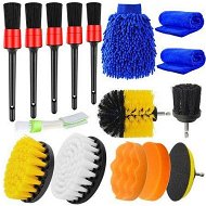 Detailed information about the product 16 Pcs Car Detailing Brush Kit Detail Brushes Car Detailing Cleaning Brush for Wheel Exterior Interior Auto Brushes Set