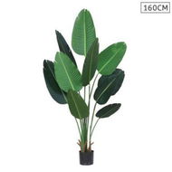 Detailed information about the product 160cm Artificial Green Indoor Traveler Banana Fake Decoration Tree Flower Pot Plant