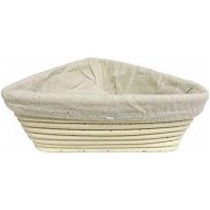 Detailed information about the product 16*16*6CM Triangle Bread Proofing Basket, Handmade Banneton Bread Proofing Basket Brotform with Proofing Cloth Liner for Sourdough Bread, Baking