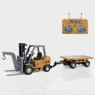 Detailed information about the product 1/64 Full Proportional RC Forklift Toy,8 Channel 2 Mode Mini Remote Control Forklift Truck,2 in 1 Transformable Lift Fork Hook Age3+