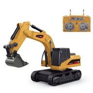 Detailed information about the product 1/64 Remote Control Excavator,2.4Ghz Remote Control Construction Vehicles with Metal Shovel,Type-C Direct Charging RC Excavator,Birthday Gifts Age 3+