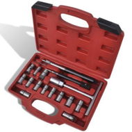 Detailed information about the product 17 pcs Diesel Injector Seat Cutter Set