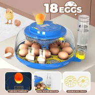 Detailed information about the product 18 Eggs Incubator Hatcher Automatic Double Layer Hatching Machine for Chicken Duck Quail Bird Goose Turkey with Auto Turner Water Adding LED Candler