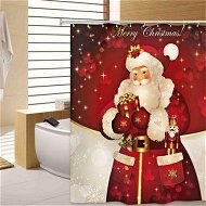 Detailed information about the product 180 X 180cm Santa Claus 3D Printing Shower Curtain
