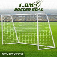 Detailed information about the product 180CM Metal Soccer Goal Portable Football Net Frame Backyard Park Training Set
