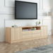 180cm Oak TV Stand Wood Entertainment Unit with Storage Drawers and Cabinets. Available at Crazy Sales for $169.97