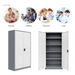 180Cm Safe Steel Locker File Storage Cabinet Cupboard W/4 Adjustable Shelf For School,Gym.Lab. Available at Crazy Sales for $299.96