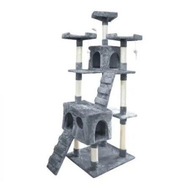 184cm Cat Trees Scratching Post Grey