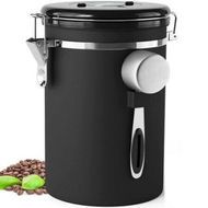 Detailed information about the product 1.8L Airtight Coffee Canister Large Stainless Steel Bean Storage Container for Freshness