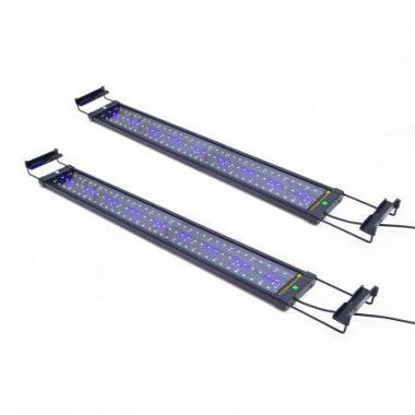 18W Set 2 Aquarium Blue White LED Light For Tank 75-95cm