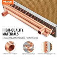 Detailed information about the product 18'x 20' Heat Exchanger Water to Air 3-Row 3/8' Copper Ports 242 Fins