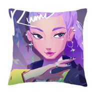 Detailed information about the product 18x18 Inch Demon Pillow Case,Kpop Theme Throw Pillow Cover,Hunters Birthday Decorations Party Favors Cushion Cover Decor