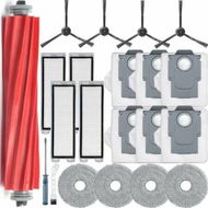 Detailed information about the product 19Pcs Replacement Parts for Roborock Q Revo,Q Revo Vacuum Cleaner Accessories Kit,1 Main Brush 4 Mop Pads 4 Side Brush 4 Hepa Filters 6 Vacuum Bags