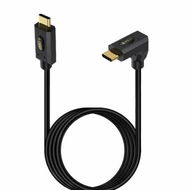 Detailed information about the product 1m Usb 4.0 Type C Cable 240W 5A Pd Straight 90 Degree Angle Up Down Angle Cord Smartphones Laptops Thunderbolt 3 40Gbps Support 8K60Hz
