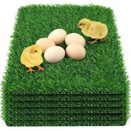 Detailed information about the product 1PC 30*30cm Chicken Nesting Box Pads Thick Artificial Grass for Chicken Coop Bedding