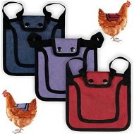 Detailed information about the product 1pc Chicken Saddles Birds Chicken Dress with Adjustable Strap Male Hen Saddle Birds Back Sides Protector for Chicken Birds Color Purple