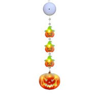 Detailed information about the product 1PC Pumpkin String Lights Chandelier Ornament LED Suction Cup Hanging Lamp Halloween Door Decoration Light