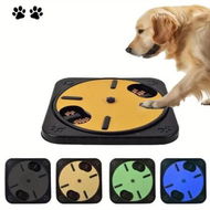 Detailed information about the product 1pc Rotating Dog Scratching Board, Wear-resistant Without Debris, Dog Claw Sharpener, Interactive Dog Slow Feeder Color Yellow