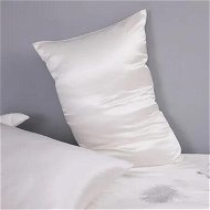 Detailed information about the product 1Pcs 100% Pure Mulberry Silk Pillowcase for Hair and Skin, Allergen Resistant Dual Sides, 600 Thread Count Silk Bed Pillow Cases with Hidden Zipper, Standard Size,51 x 66 cm, White