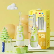 Detailed information about the product 1pcs Battery Powered Light Up Kids Electric Toothbrush LED Christmas Gift Green Color