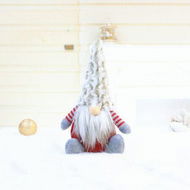 Detailed information about the product 1PCS Christmas Gnome Plush Doll Decoration, 11.4Inch Handmade Plush Swedish Tomte Doll Gift for Her, Cute Valentines Gnomes Home Decorations for Shelve