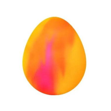 1PCS Orange Squeeze Dazzler Egg Jelly Sensory Squeeze Toy Stress Ball Sensory Fidget Toys Colorful Soft Egg Shape Decompression Toy for Kids