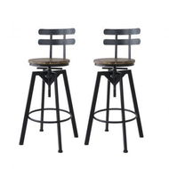 Detailed information about the product 1x Bar Stool Industrial Adjustable