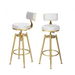 1x Bar Stools Kitchen Stool Chair White. Available at Crazy Sales for $109.96