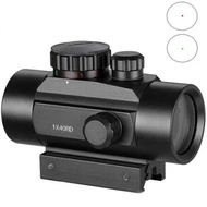 Detailed information about the product 1x40 Tactical Riflescope with Red and Green Dot Sight for visibility in different lighting conditions,Durable and weather-resistant