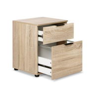 Detailed information about the product 2 Drawer Filing Cabinet Office Shelves Storage Drawers Cupboard Wood File Home