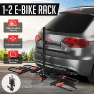 Detailed information about the product 2 Ebike Rack Electric Bicycle Carrier Hitch Rear Platform For Car SUV Foldable 2 Inch Hitch Receiver Steel 100Kg