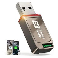 Detailed information about the product 2 in 1 CarPlay Adapter Support Apple CarPlay and Android Auto, Mini USB Convert Wired to Compatible with iPhone and Android