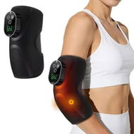 Detailed information about the product 2 in 1 Cordless Heating Neoprene Massage Belt with 3 Vibration Models Adjustable Elbow Brace Wrap Massage