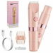 2 in 1 Electric Shaver & Bikini Trimmer with LED Display for Women,IPX7 Waterproof Wet/Dry Electric Razor with Dual Head Body & Facial Hair Remover(Pink). Available at Crazy Sales for $29.95