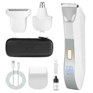 Detailed information about the product 2-in-1 Electric Trimmer for Women,Dual Head Shaver for Body Pubic Hair Painless Smooth No-Nick Shaving IPX7 Waterproof with Travel Lock LED Display