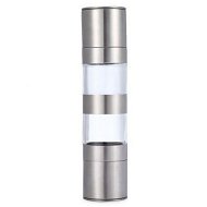 Detailed information about the product 2 In 1 Manual Stainless Steel Pepper Salt Mill Grinder Kitchen Accessory