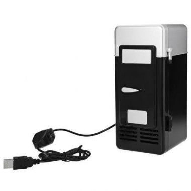 2 In 1 Mini USB Refrigerators Portable Beverage Drink Cans Cooler Warmer