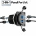 2 in 1 RJ45 Pass Through Wall Socket for Starlink Gen3/ Mini, CAT6 Ethernet and DC Panel Ports, Female to Female Bulkhead. Available at Crazy Sales for $29.95