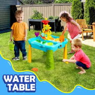 Detailed information about the product 2 in 1 Sand and Water Table Set Sensory Sandpit Station Play Ground Summer Beach Park Outdoor Backyard Pretend Pool Educational Toys Childrens