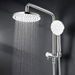 2 in 1 Shower WELS 3 Star 9.0 litres /Minute WELS Registration S12968 Rain Shower Head 8Inch Hose Set Round Overhead Handheld 3 Mode Rainfall. Available at Crazy Sales for $149.90