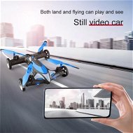 Detailed information about the product 2 in 1 Stunt Roll Aerial Photography FPV Drone WIFI 4K HD Camera Land and Air Fighting RC Quadcopter-Blue