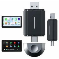 Detailed information about the product 2 in 1 Wireless Carplay Adapter for Android Auto Adapter, Convert Wired CarPlay to Wireless CarPlay, Quick Auto Reconnect, Type-C/USB, Plug & Play