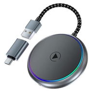 Detailed information about the product 2 in 1 Wireless CarPlay Android Auto Adapter,Converts Wired to Wireless for Plug Play Car Play for iPhones 8 or Newer (iOs 10+) with Type-C