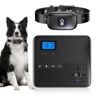 Detailed information about the product 2 in 1 Wireless Dog Fence and Remote Training Collar, Waterproof and Rechargeable Training Collar Receivers for 1 Dog (Black)