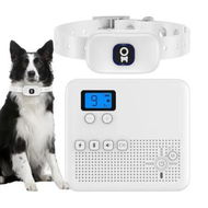 Detailed information about the product 2 in 1 Wireless Dog Fence and Remote Training Collar, Waterproof and Rechargeable Training Collar Receivers for 1 Dog (White)