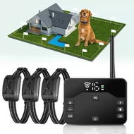 Detailed information about the product 2-in-1 Wireless Dog Fence for 3 Dogs,Waterproof Training Collar with Remote Electric Fence for Ultimate Dog Safety and Freedom.Shock Collar for Large Dog