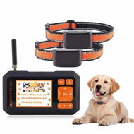 Detailed information about the product 2-in-1 Wireless Dog Fence Training Collar for 2 Dogs Real-Time Location, 5 Shape Modes Waterproof Collars, Beep Vibration Shock