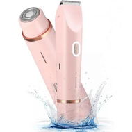 Detailed information about the product 2 in 1 Women Electric Shaver, Dual Head Bikini Trimmer for Women, Body Hair Trimmer, Pink