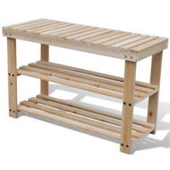 Detailed information about the product 2-in-1 Wooden Shoe Rack With Bench Top Durable