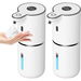 2 Pack Automatic Foaming Soap Dispenser Touchless,USB Rechargeable Smart Hand Soap Dispenser,6-Level Adjustable,12.8oz/380mL. Available at Crazy Sales for $49.99